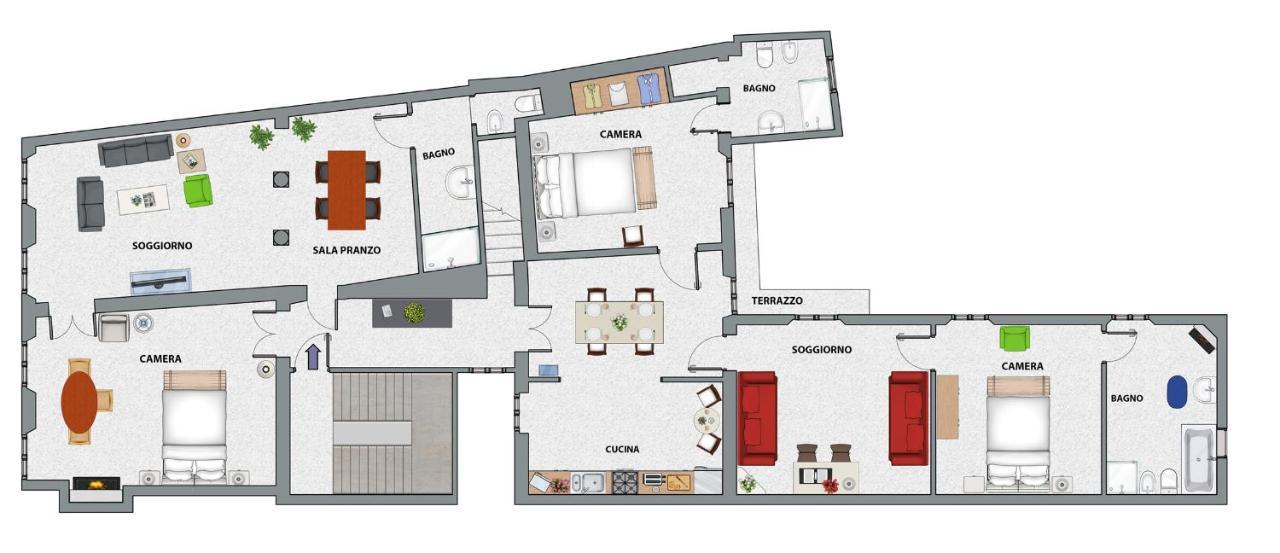 Acacia Firenze Apartments Artemisia-Angelica Exterior foto